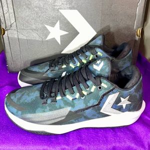 Converse All Star BB Jet Mid Men Basketball Shoes Black Volt 171698C Sz 12 New